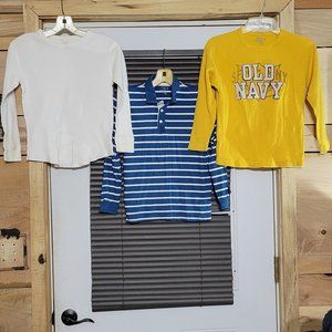 Old Navy and Gap boys shirts  size m